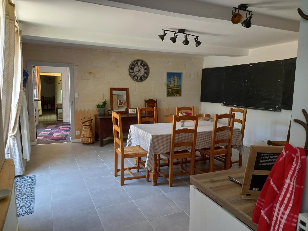הוילה Noyant-la-Plaine L'Ecole Buissonniere מראה חיצוני תמונה